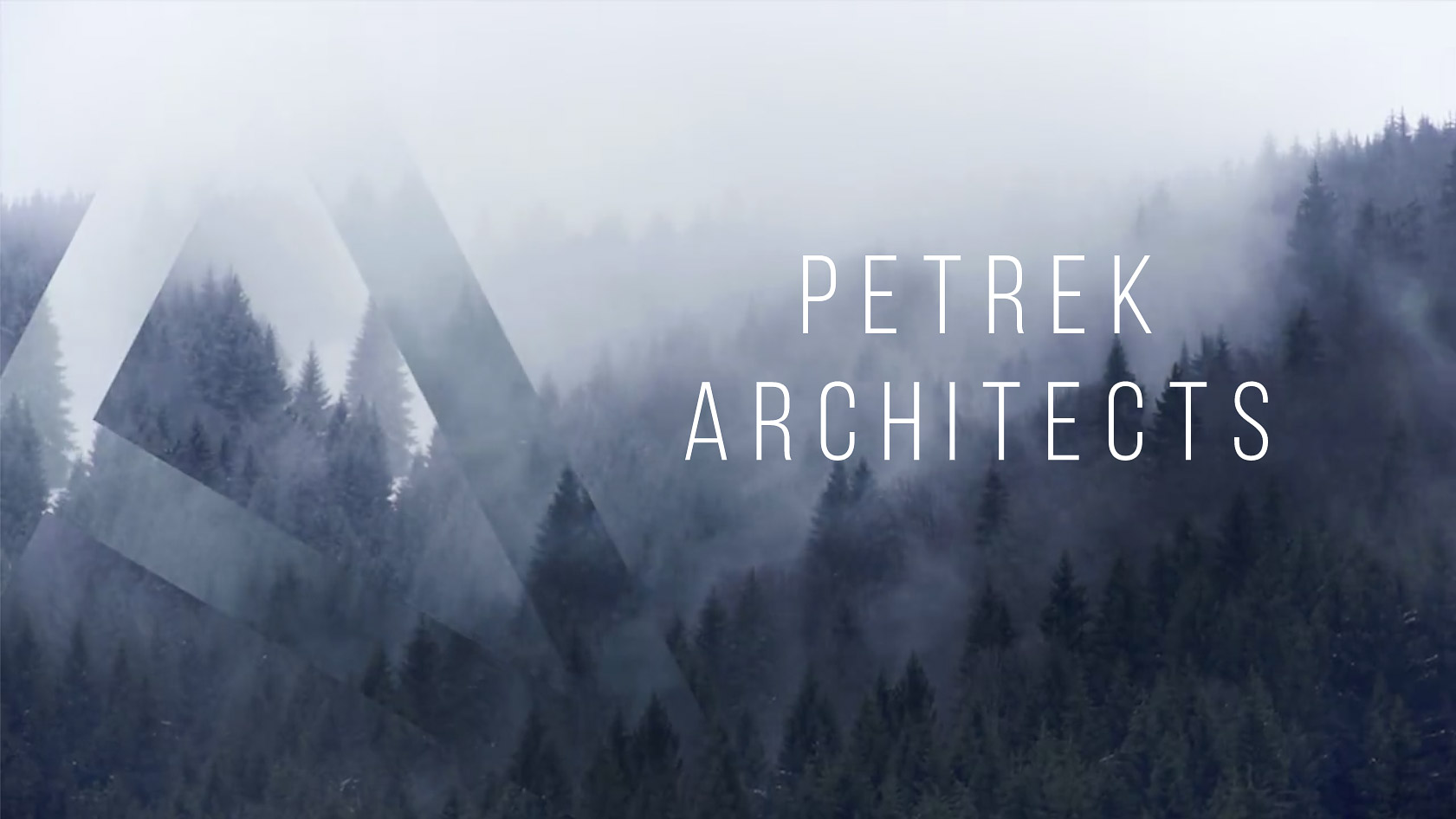 Petrek Architects vizuálna identita